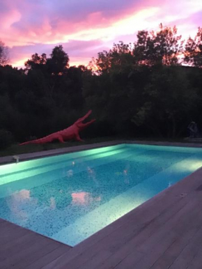 villa avec jolie vue sur le massif des Maures